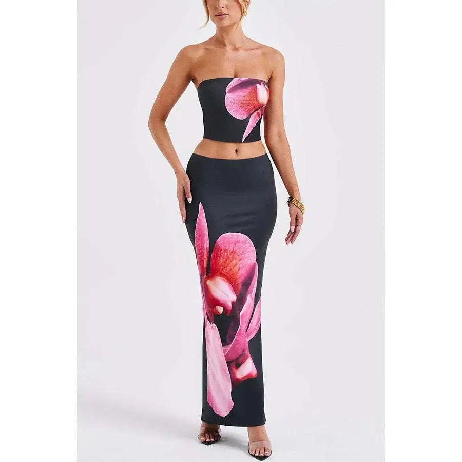 Black Orchid Fashion Vacation Women’s Skirt Set
