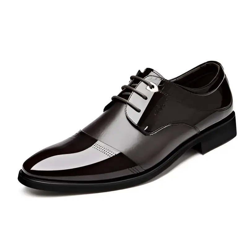 Black Patent Leather Men’s Shoes Business Dress