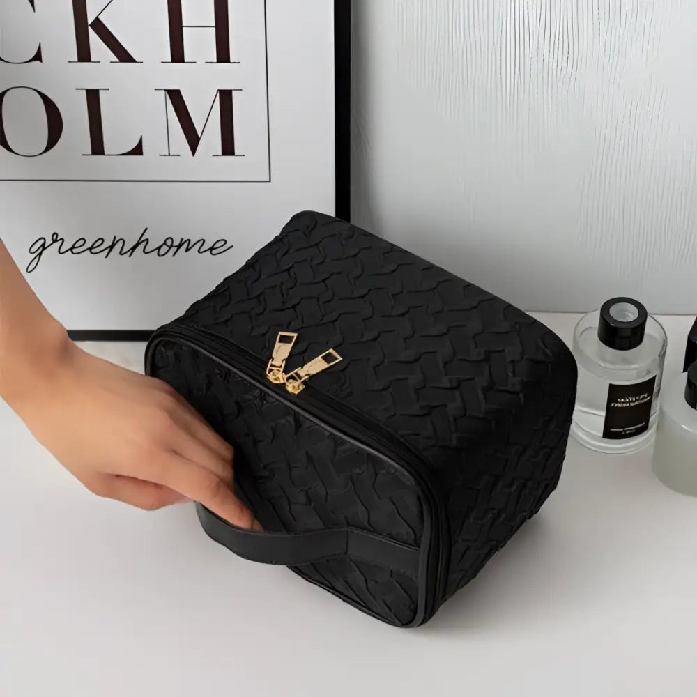 Black Premium Large Capacity Cosmetic Bag