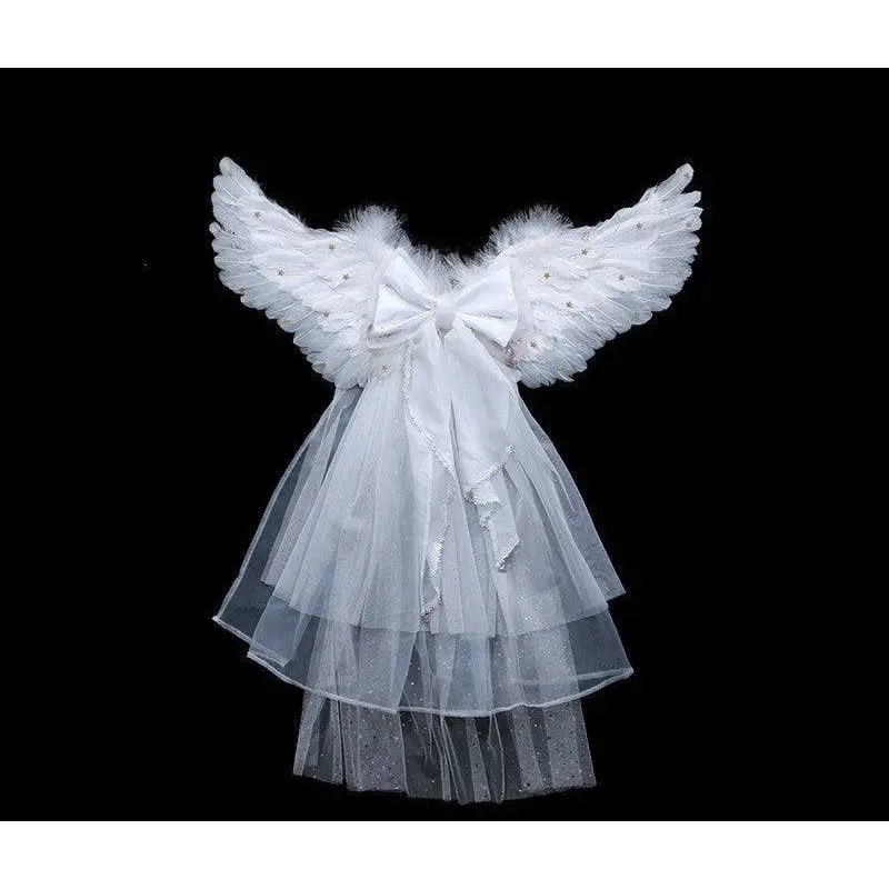 Black Star Feathered Halloween Performance Costume