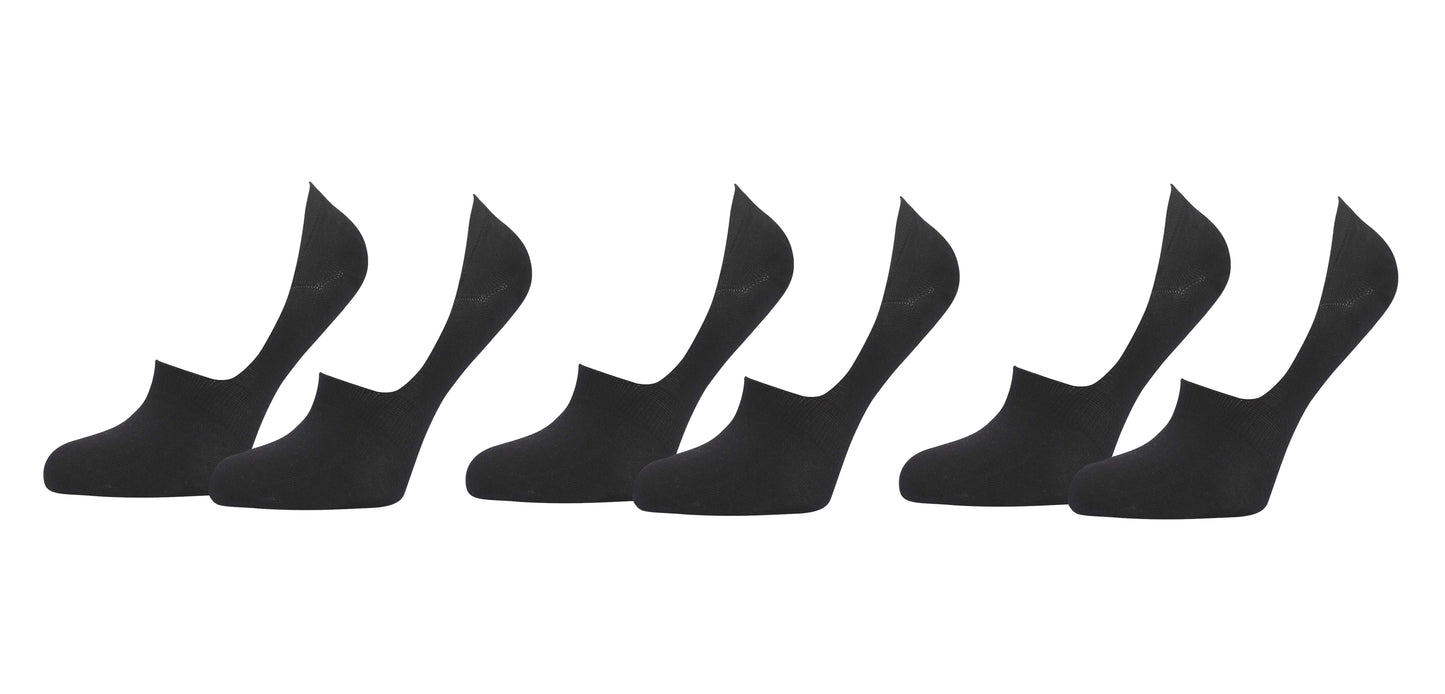 tittimitti® Women’s 98% Organic Cotton No-Show Socks 3-Pack – Breathable Non-Slip Invisible Socks