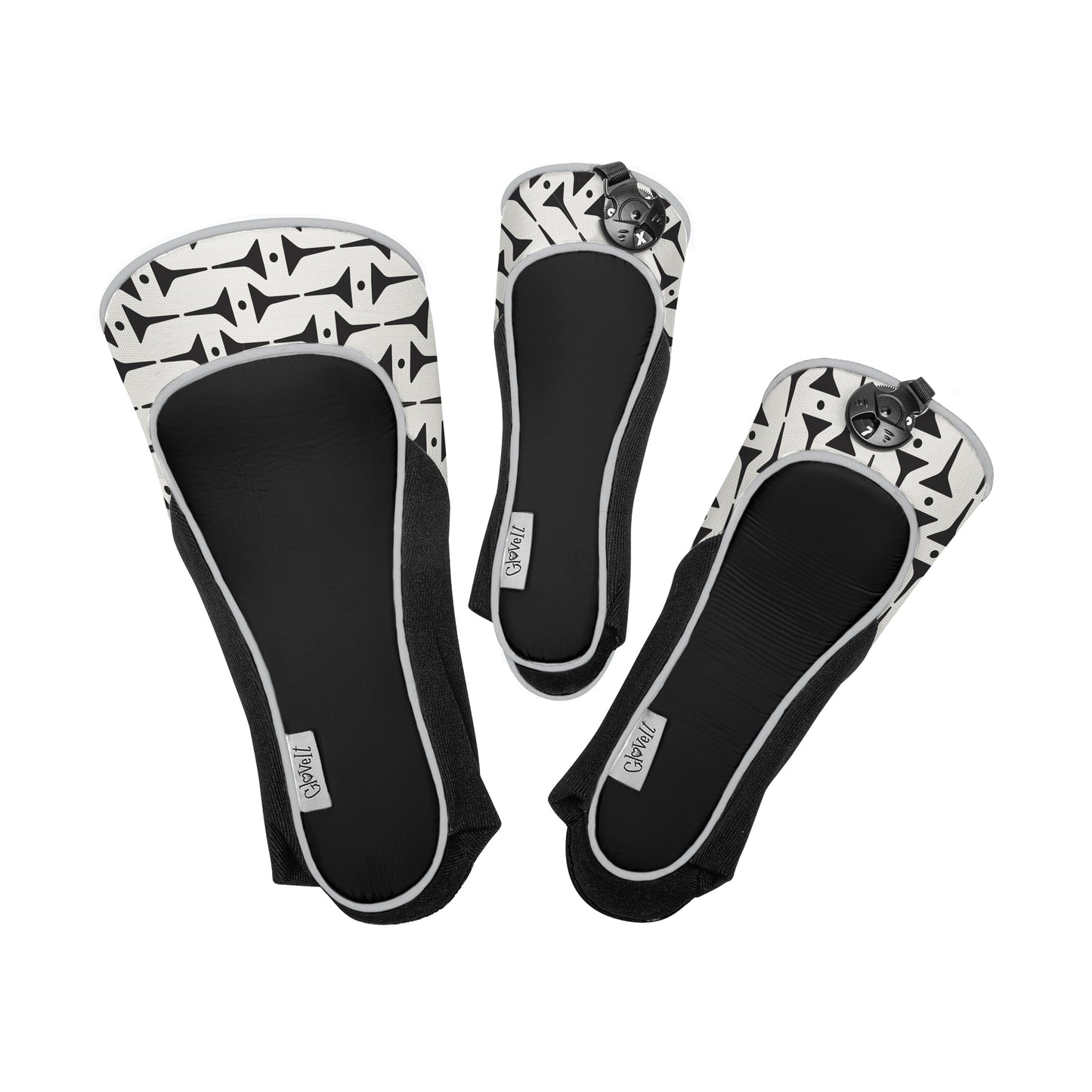 Black Tees 3 Piece Club Cover Set