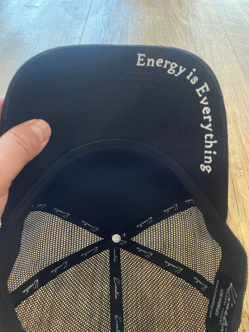 Rising Sun High Frequency Trucker Hat (Black with Gray-Blend patch) Pre-sale
