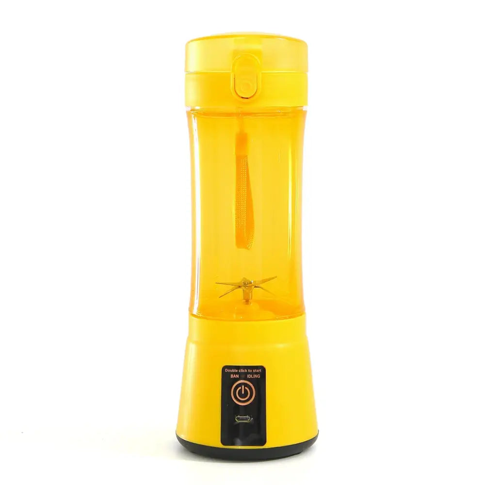 Blue Portable Electric Fruit Juicer USB Rechargeable Mixer