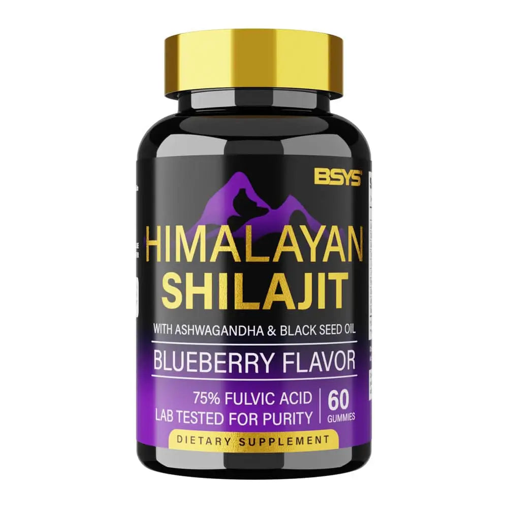 Blueberry Himalayan Shilajit Gummies 60 Count