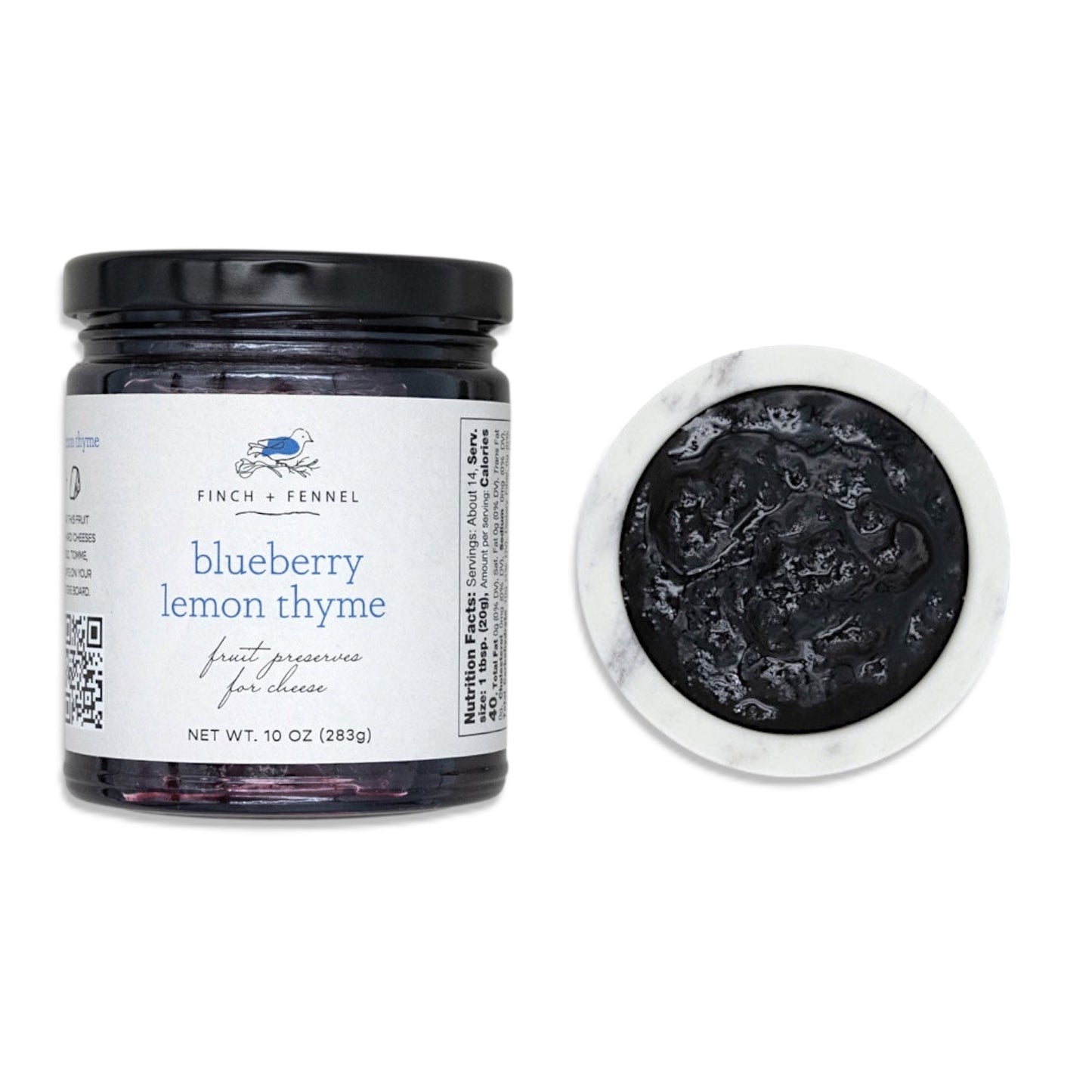 Blueberry Lemon Thyme Fruit Preserves | Finch & Fennel