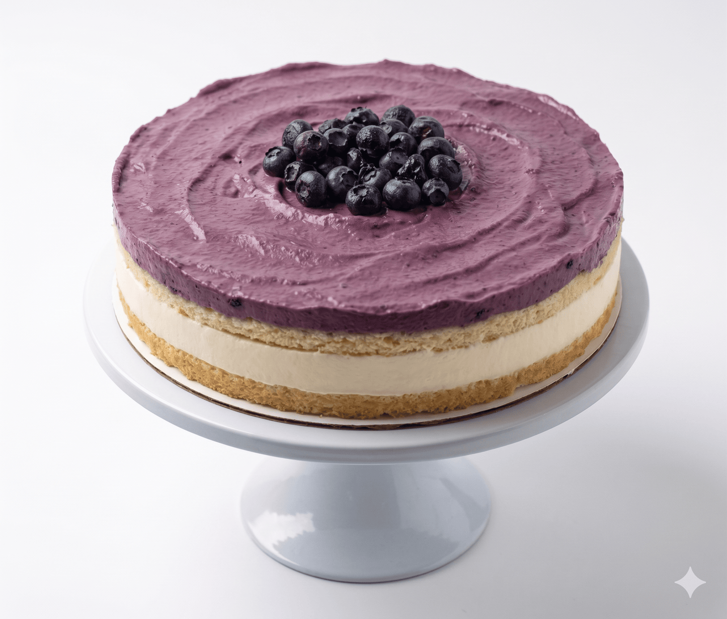 Andy Anand Sugar-Free Blueberry Lemon Mousse Cake, 2.6 lb – Keto & Diabetic-Friendly, Tangy Lemon Ganache, No Preservatives, Birthday Gift