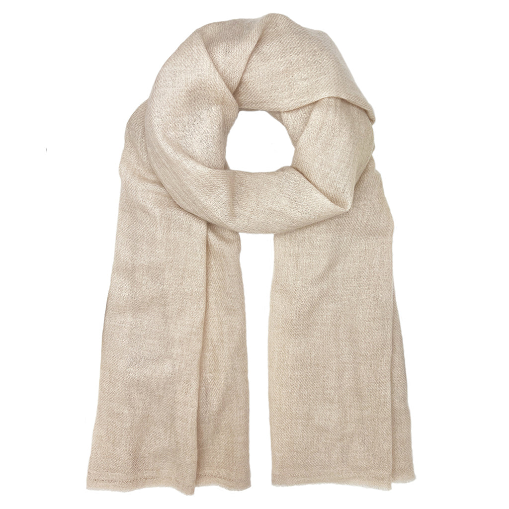 Blush Handloom Cashmere Scarf-0