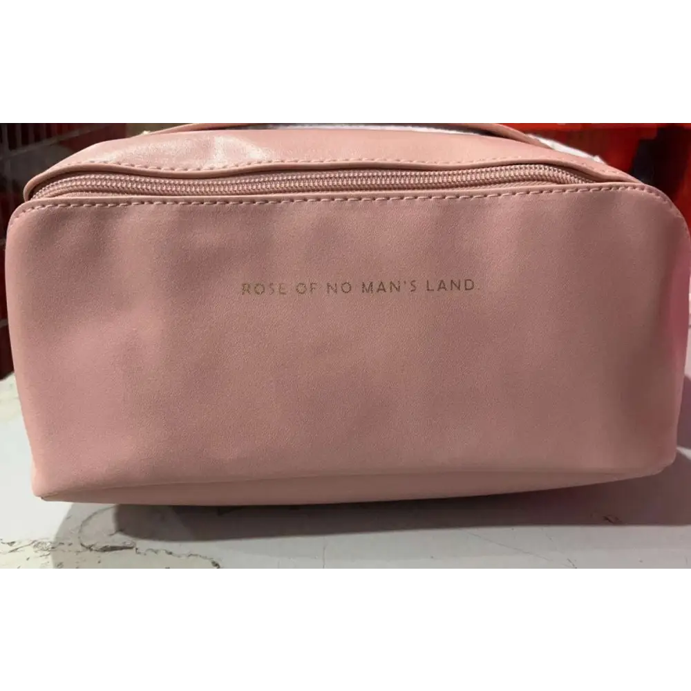 Blush Pink Large Capacity Travel Cosmetic Bag