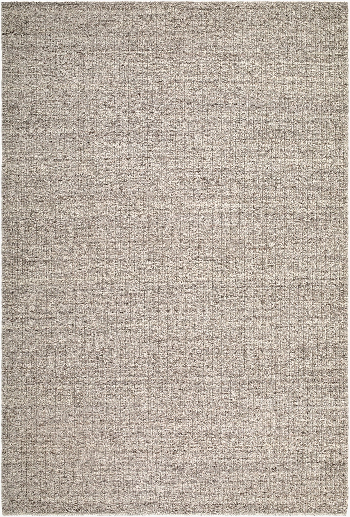 Nikie Taupe Abstract Hand Woven Wool Area Rug-0