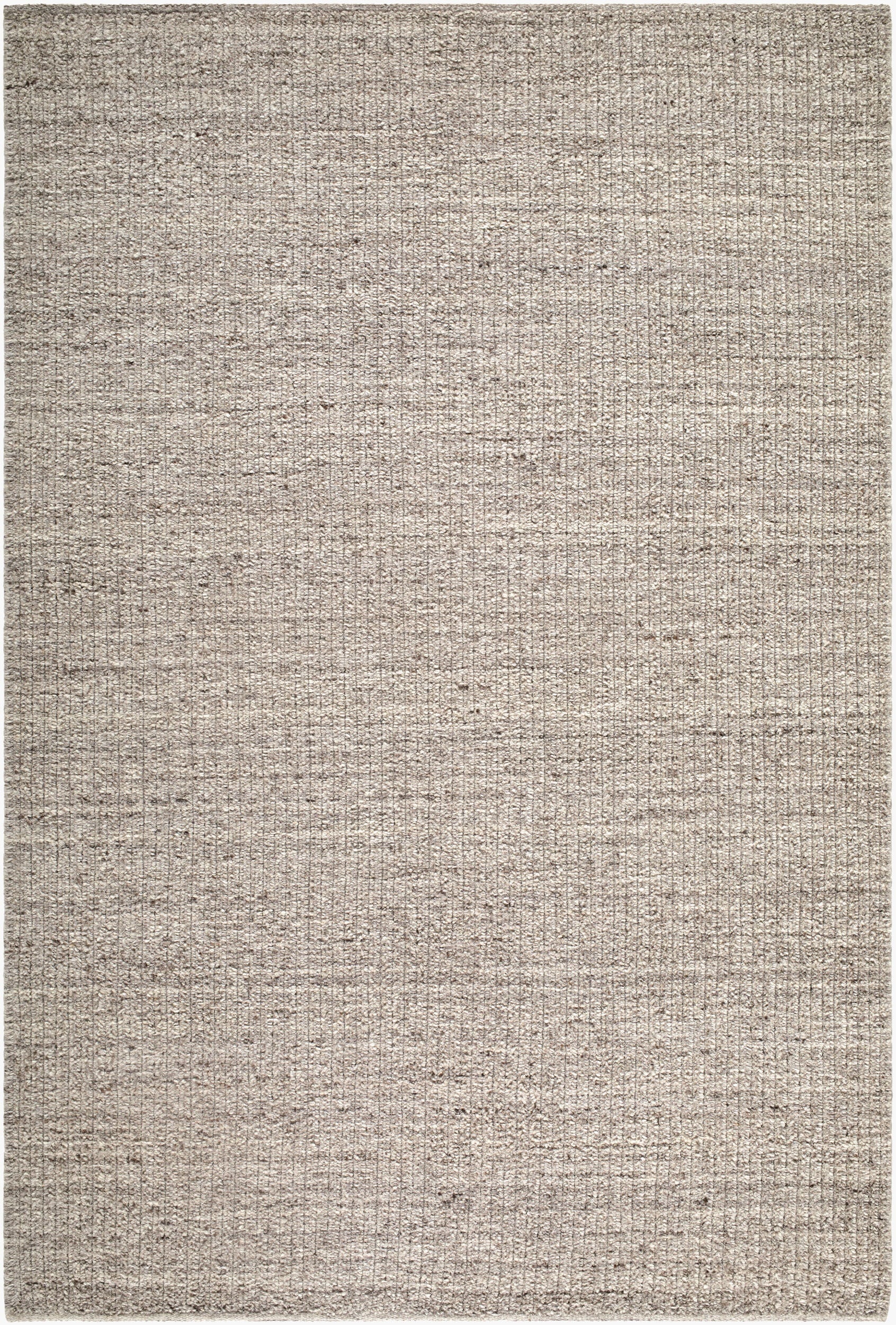 Nikie Taupe Abstract Hand Woven Wool Area Rug-0