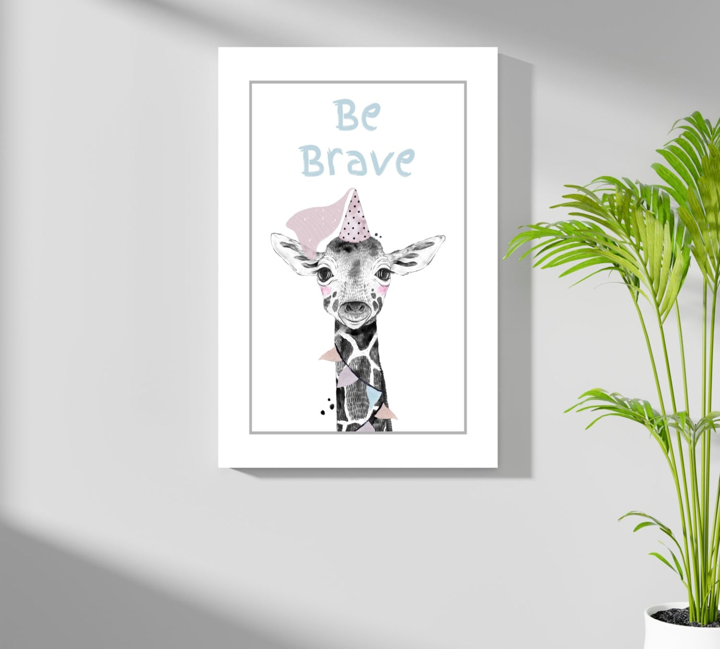 Be Brave Aluminum Print