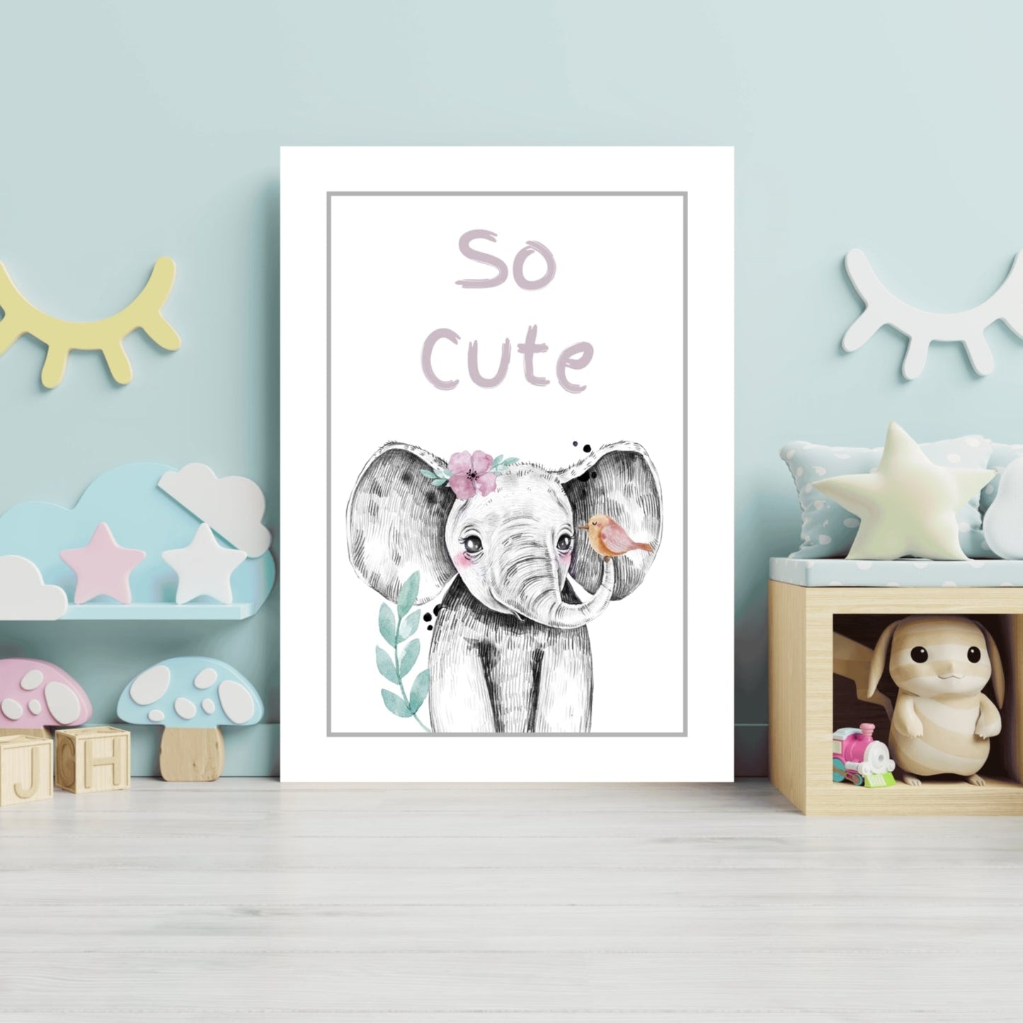 So Cute Aluminum Print