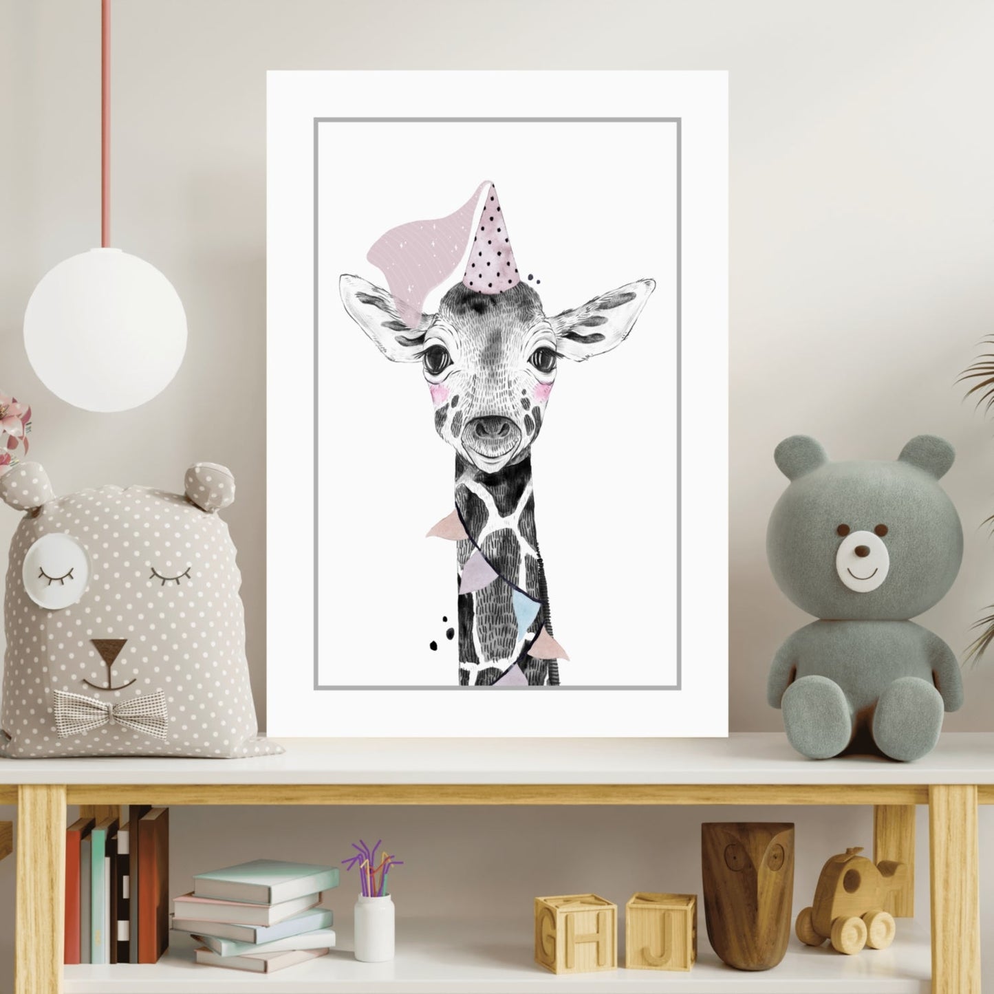 Giraffe Aluminum Print