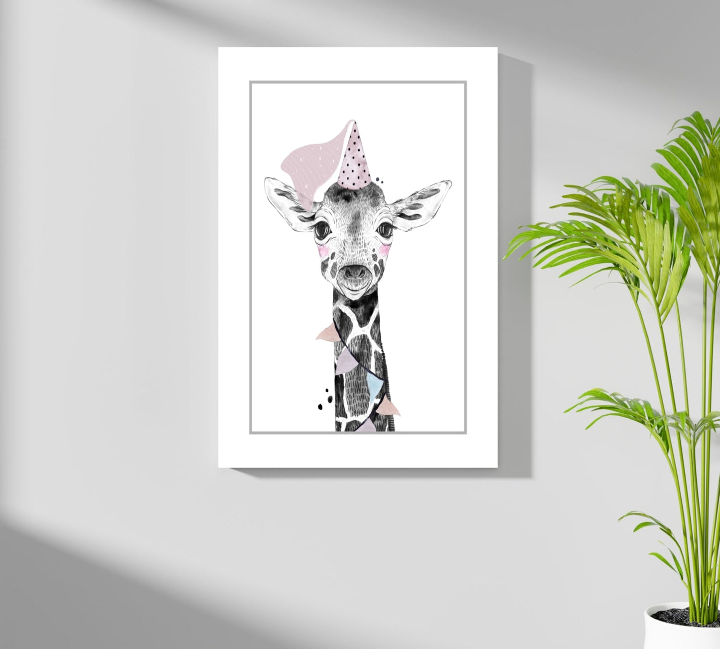Giraffe Aluminum Print