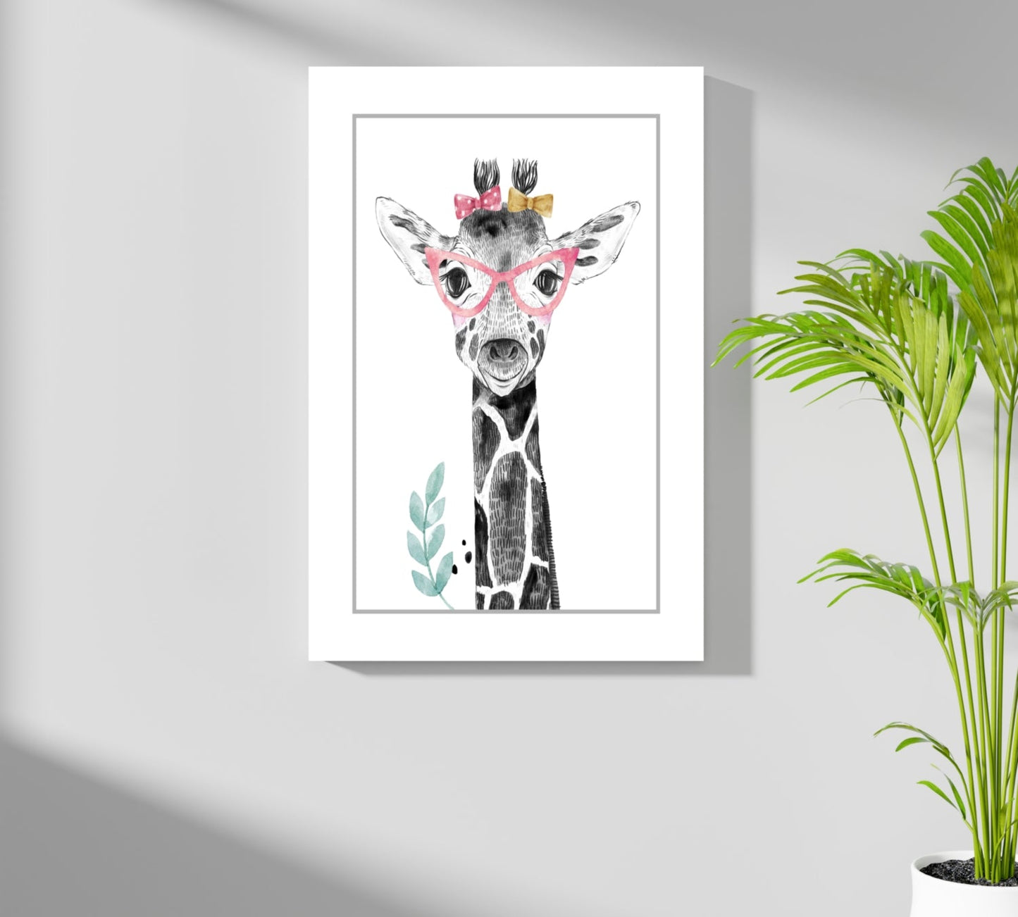 Giraffe Aluminum Print
