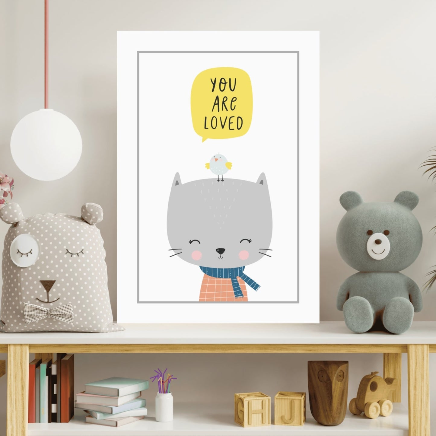 You Are Loved Aluminum Print
