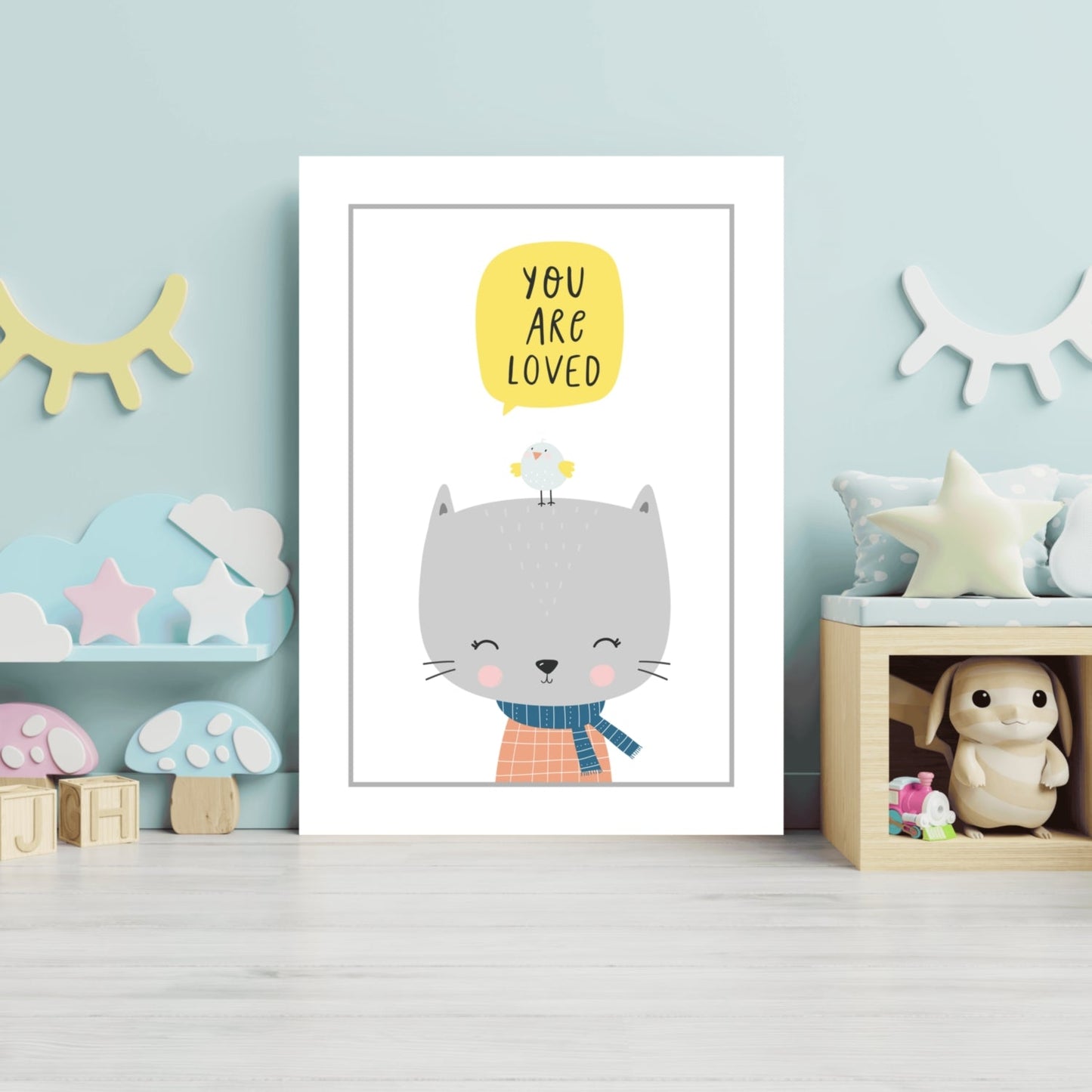 You Are Loved Aluminum Print