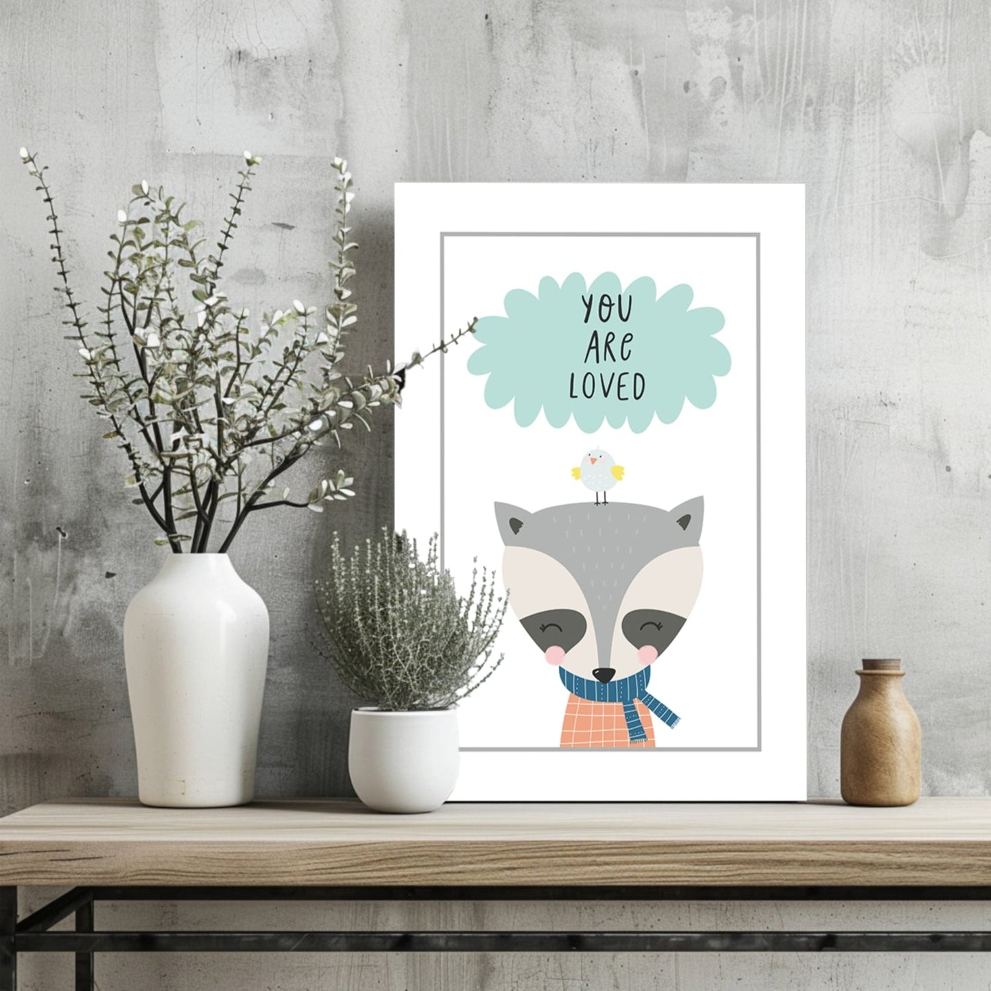 You Are Loved Aluminum Print