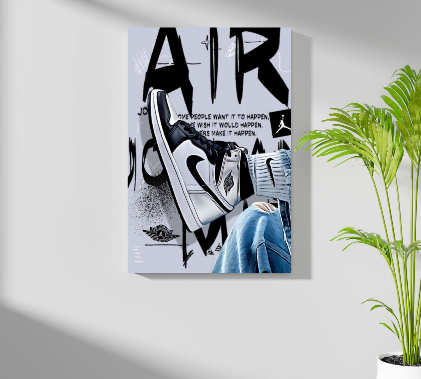Air Aluminum Print