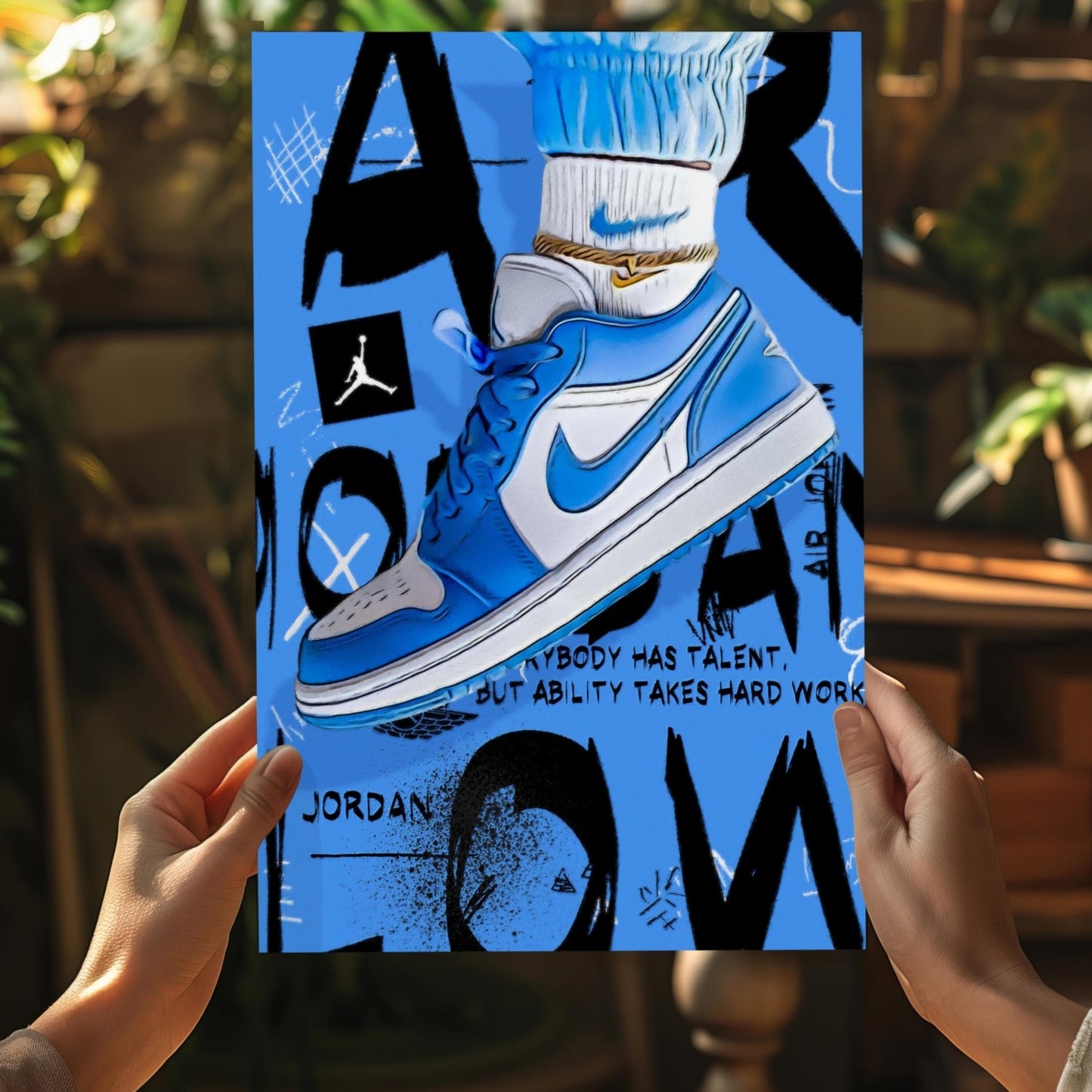Air Aluminum Print