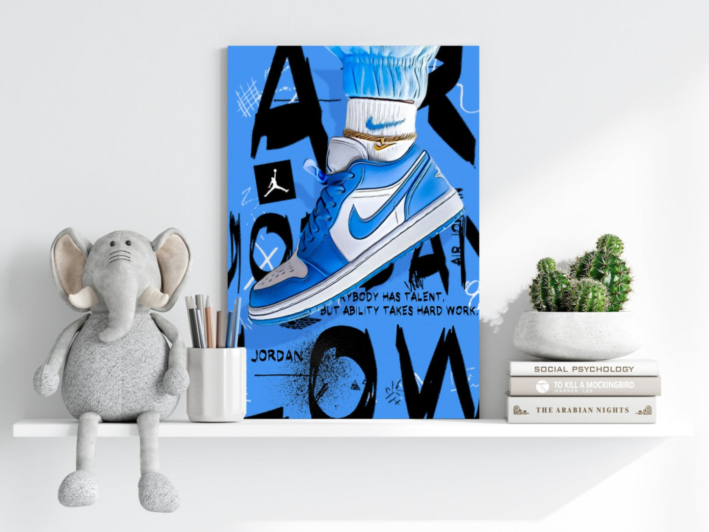 Air Aluminum Print