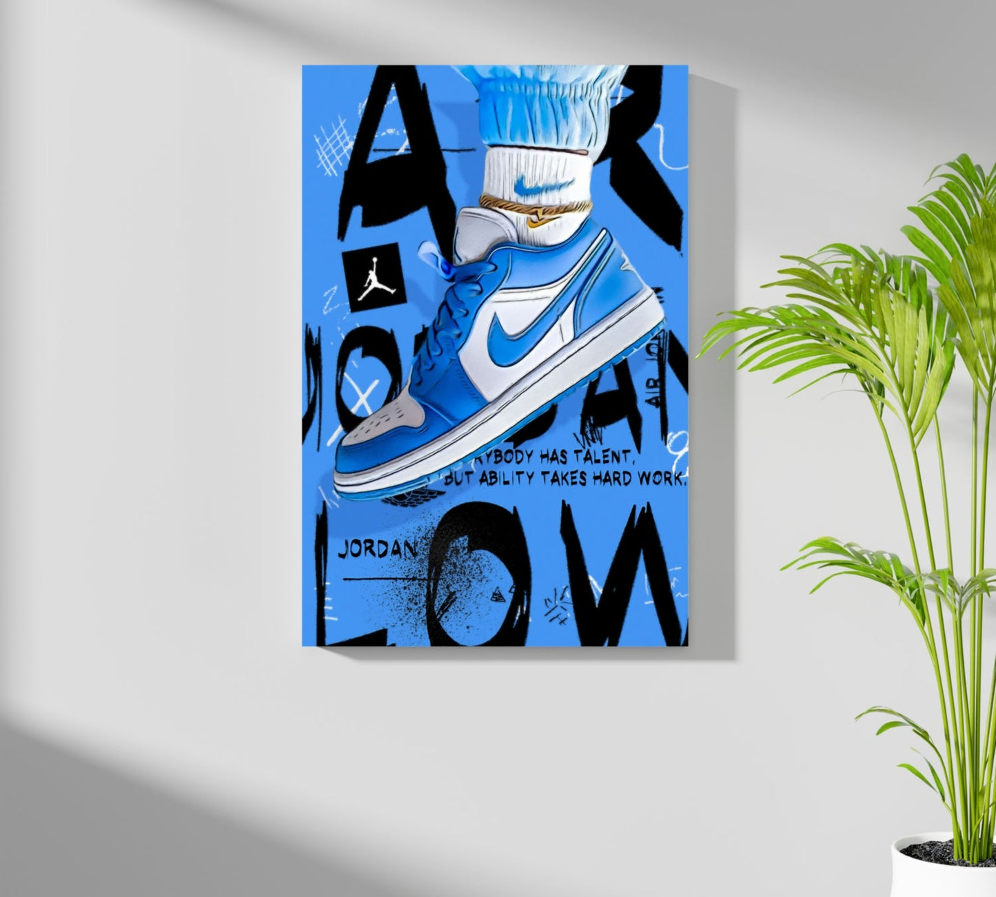 Air Aluminum Print