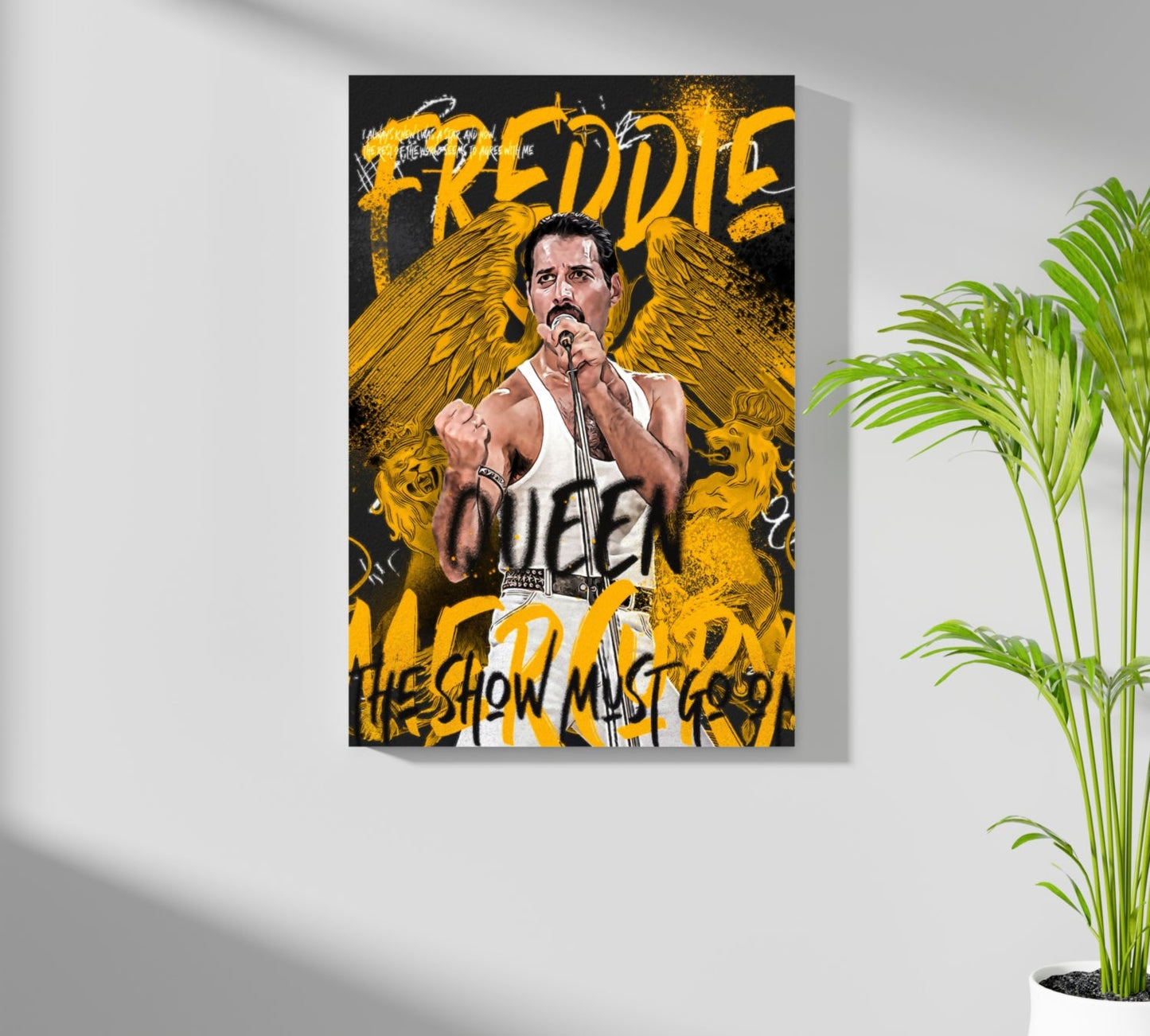 Freddie Mercury Aluminum Print