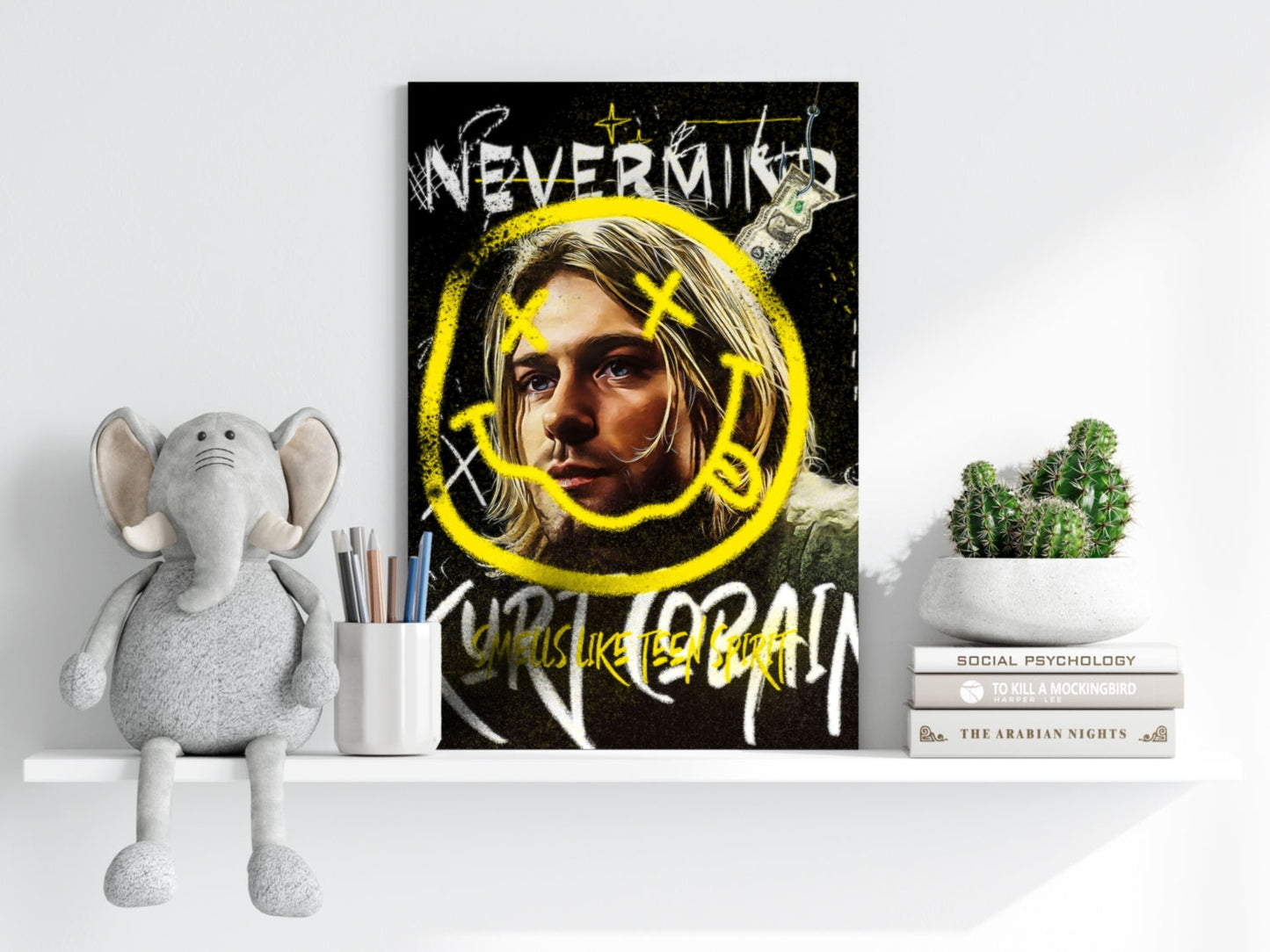 Kurt Cobain Aluminum Print