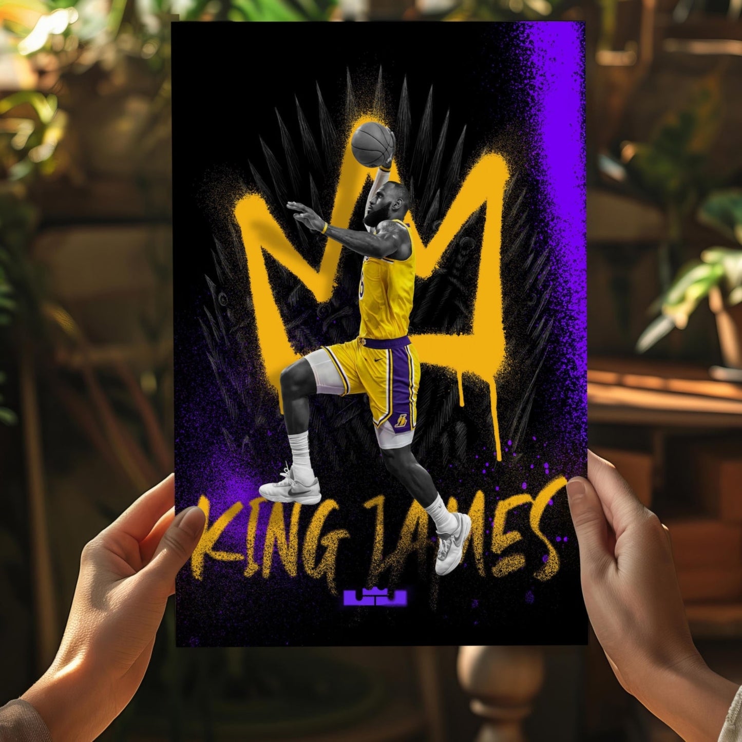 King James Aluminum Print