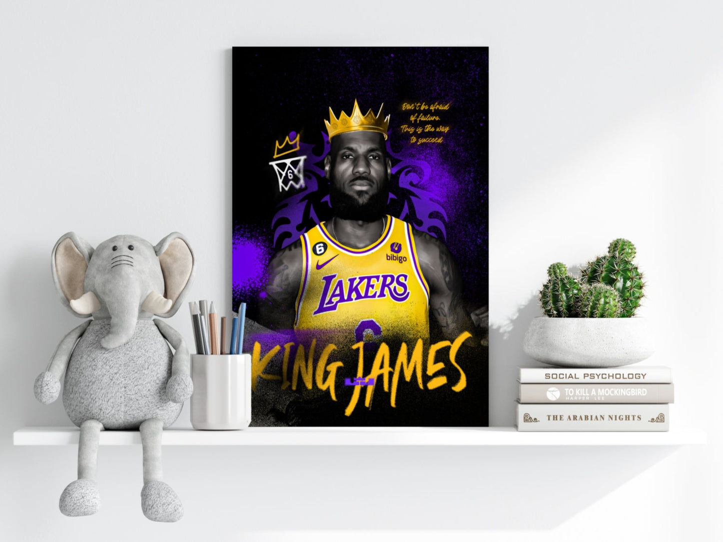 King James Aluminum Print