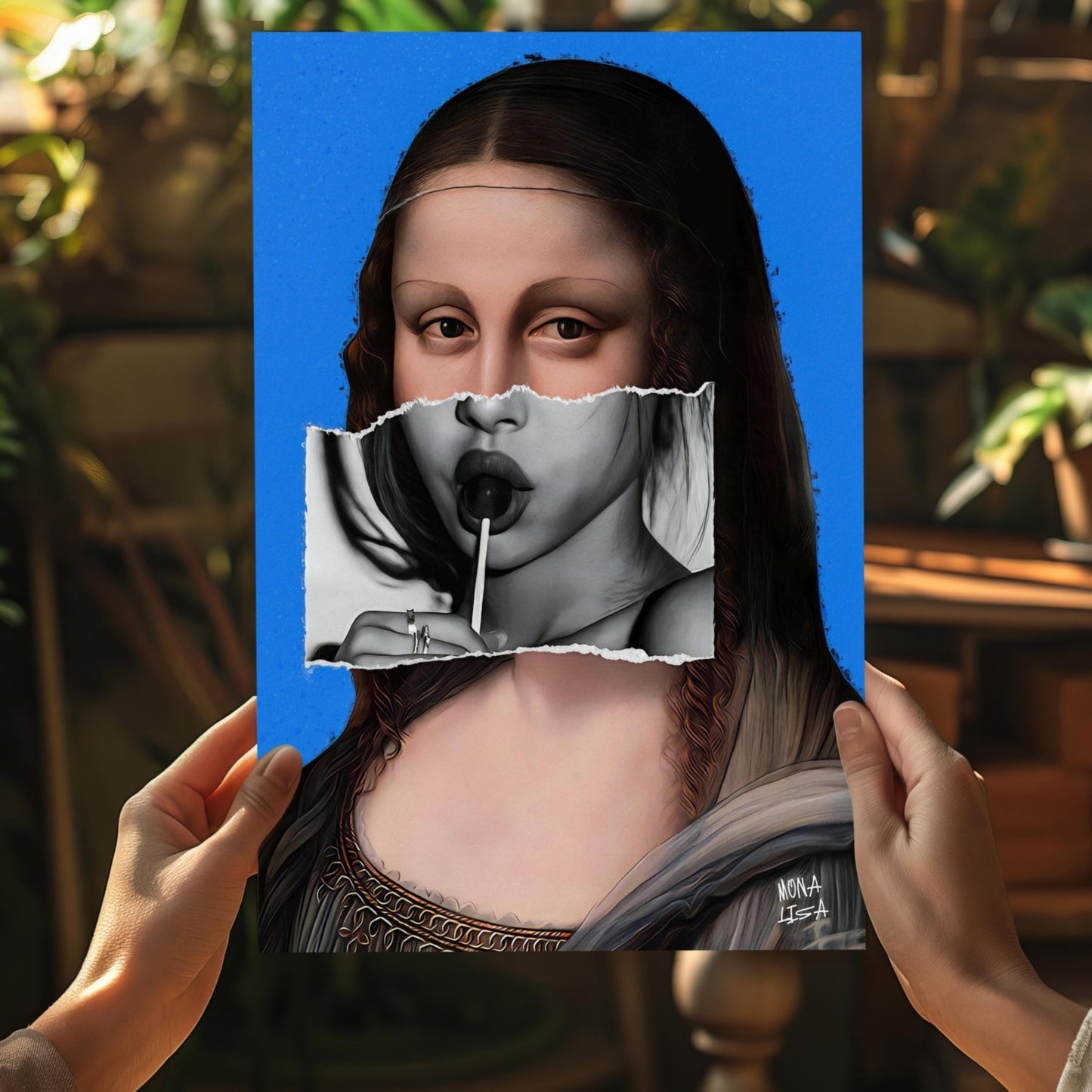 Mona Lisa Aluminum Print