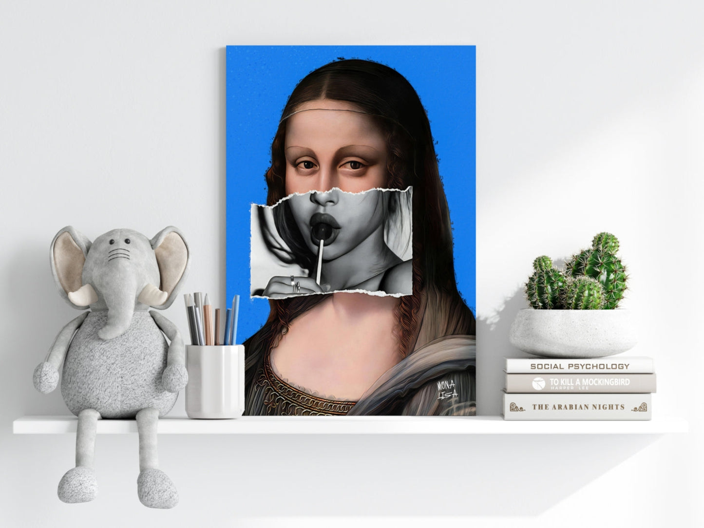 Mona Lisa Aluminum Print