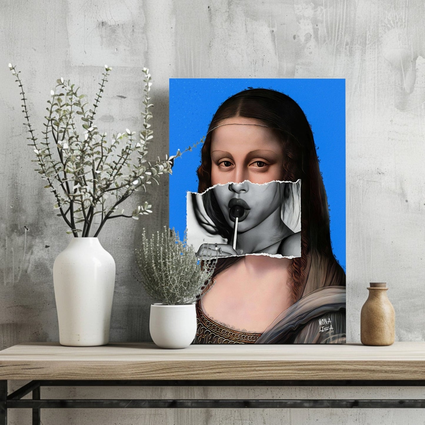 Mona Lisa Aluminum Print