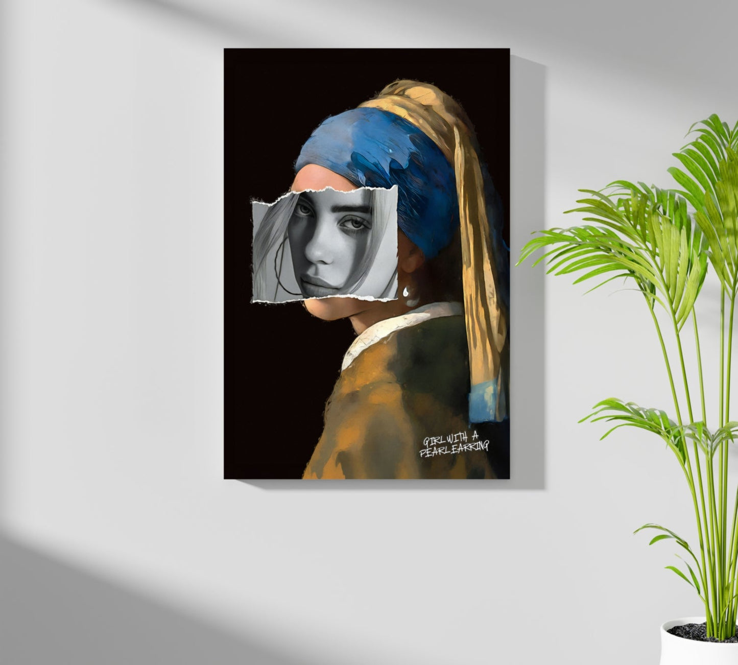Girl With Pearl Earrings Aluminum Print