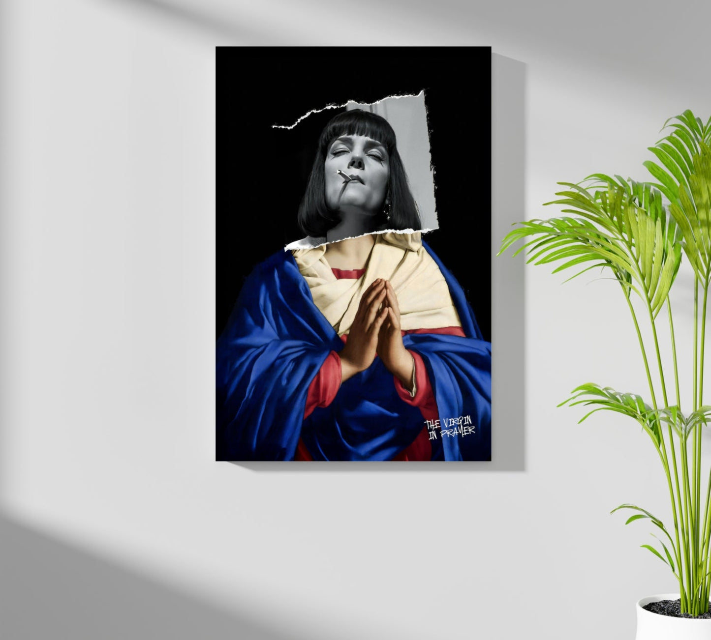 The Virgin Prayer Aluminum Print