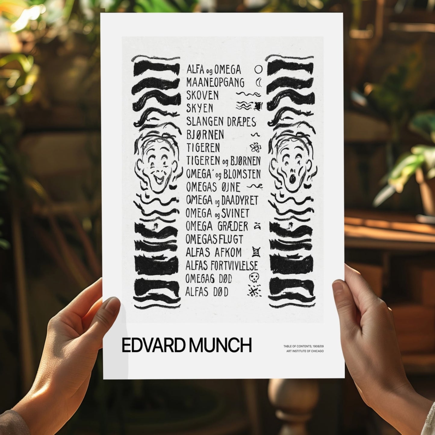 Edward MUNCH Aluminum Print