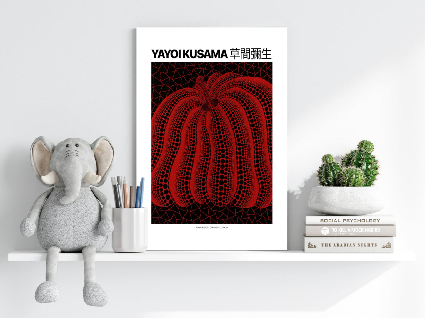 Yayoi Kusama Aluminum Print