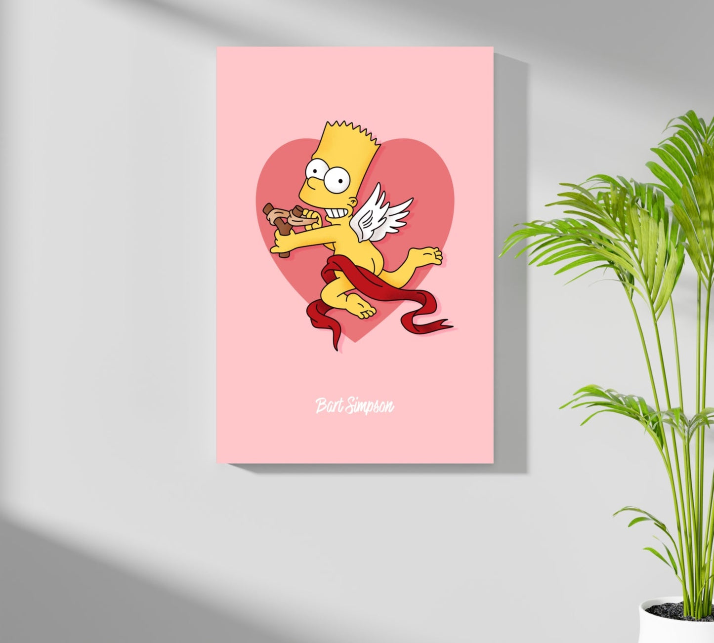Bart The Angel Aluminum Print
