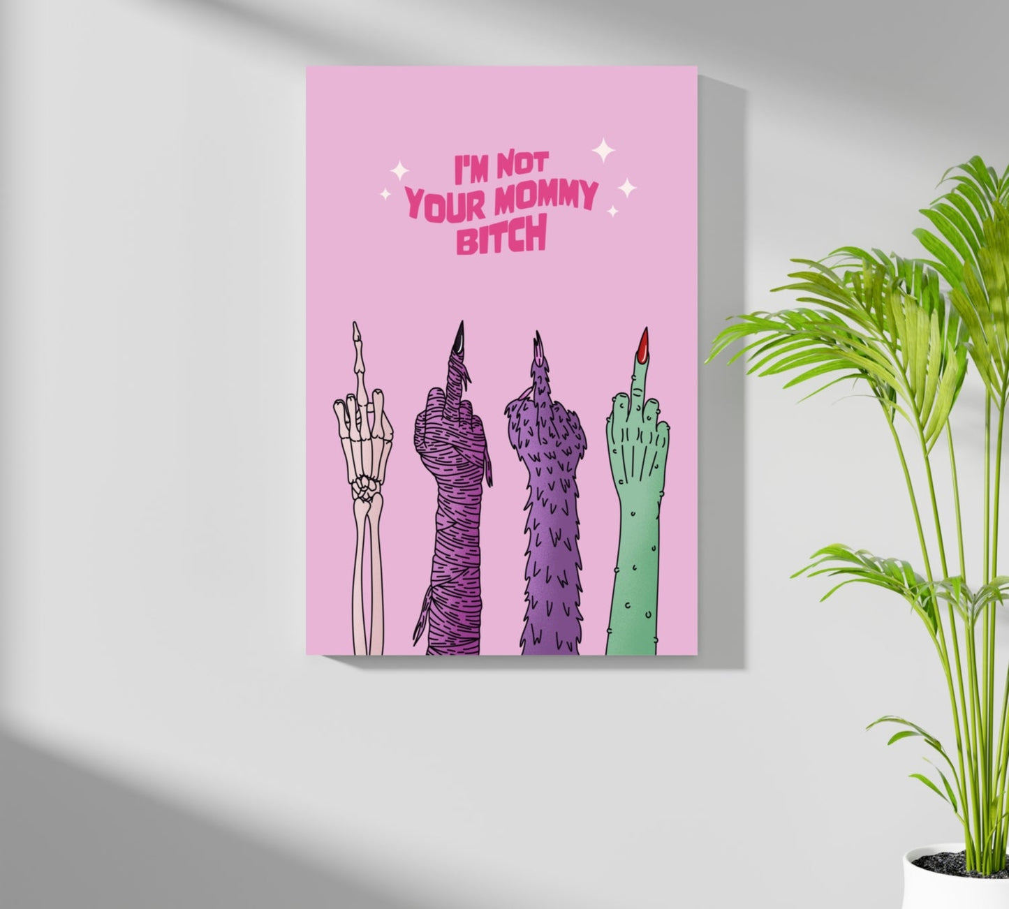 I am not your Mummy Aluminum Print