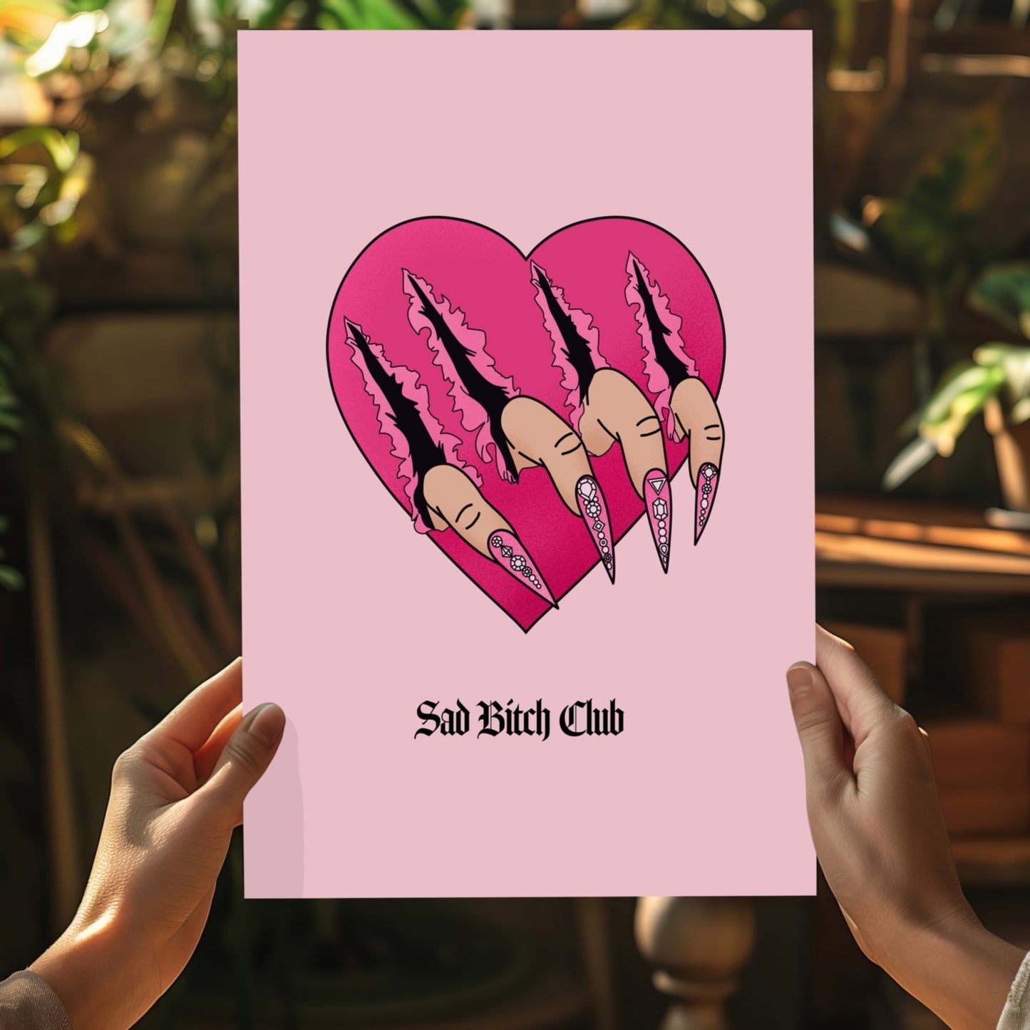 Sad Club Aluminum Print