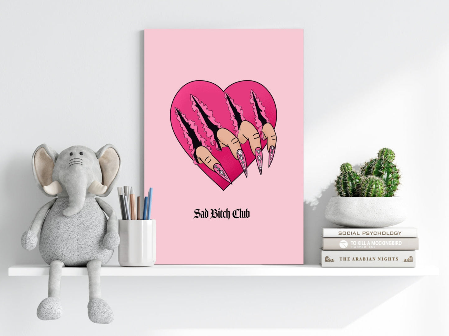 Sad Club Aluminum Print