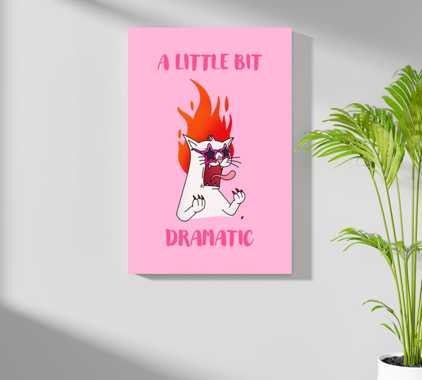 A Little Bit Dramatic Aluminum Print