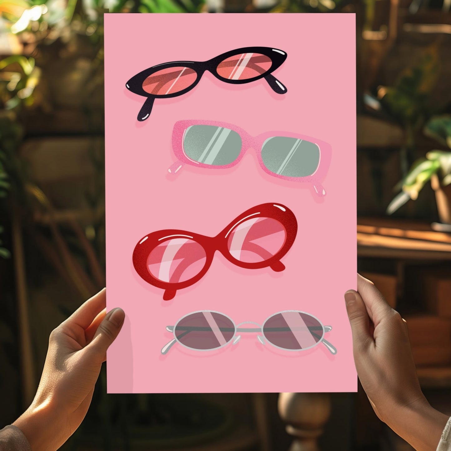 Googles Aluminum Print