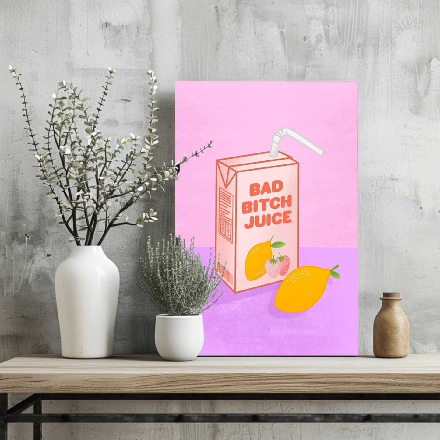 Bad Juice Aluminum Print