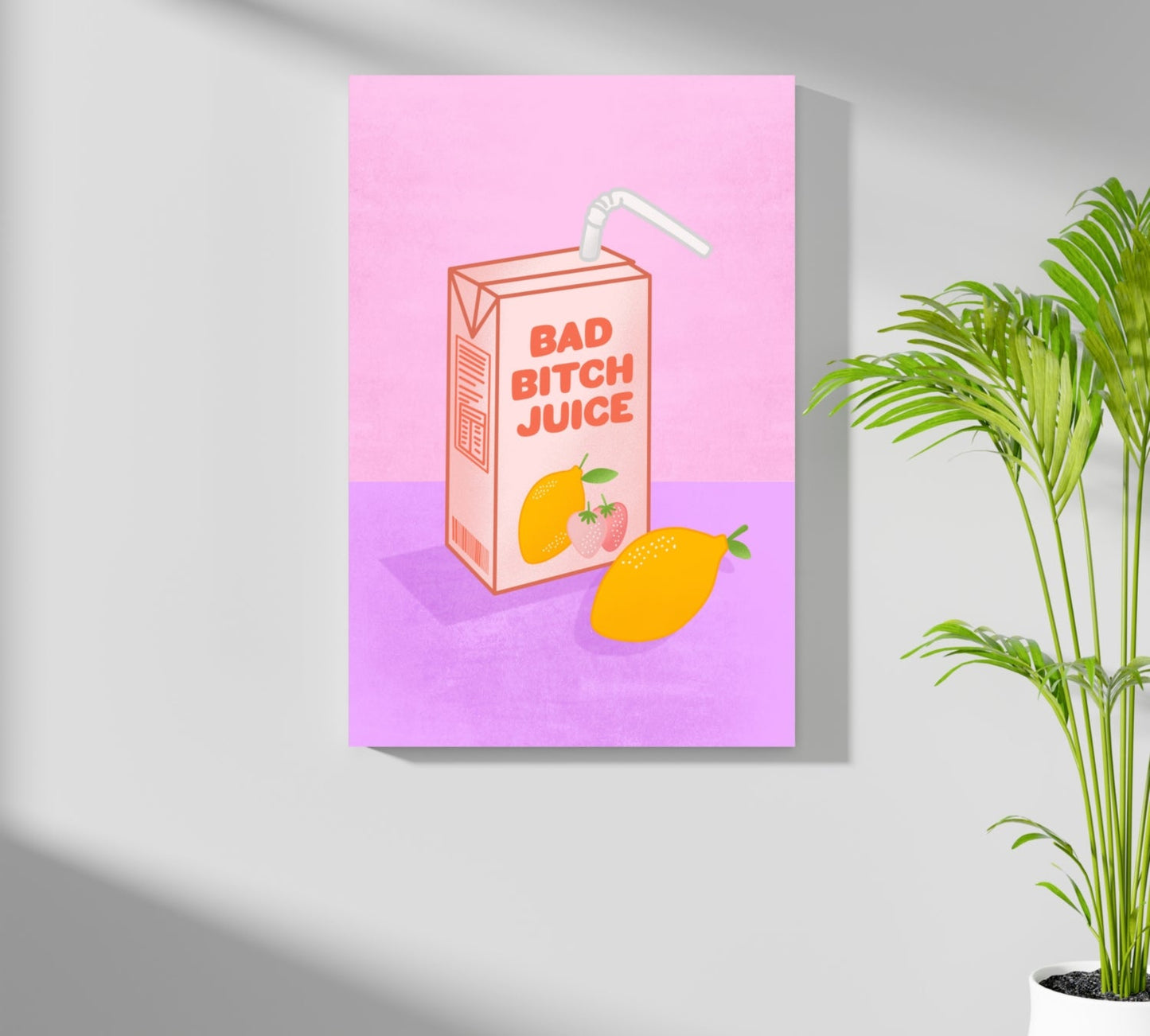 Bad Juice Aluminum Print