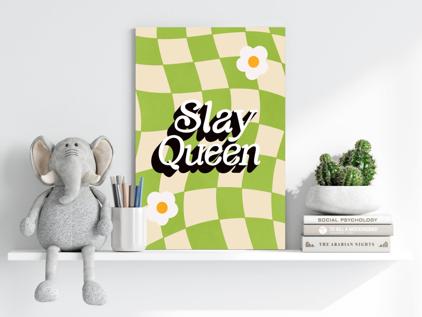 Slay Queen Aluminum Print