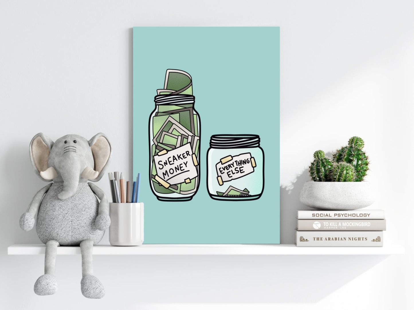Saving Aluminum Print