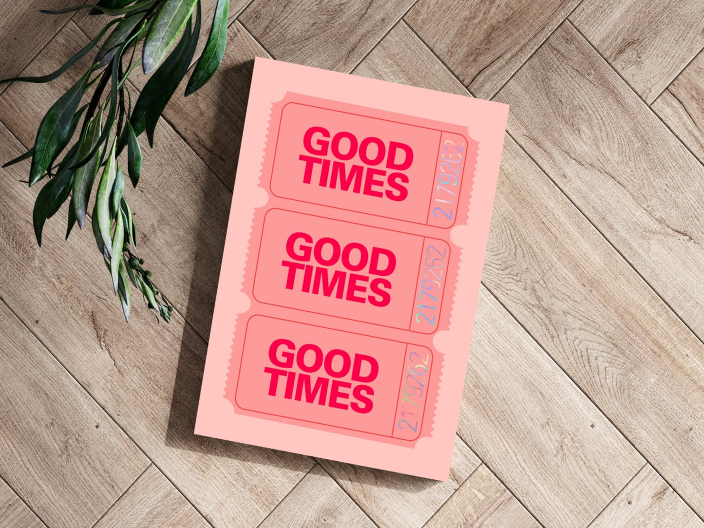 Good Times Retro Aluminum Print