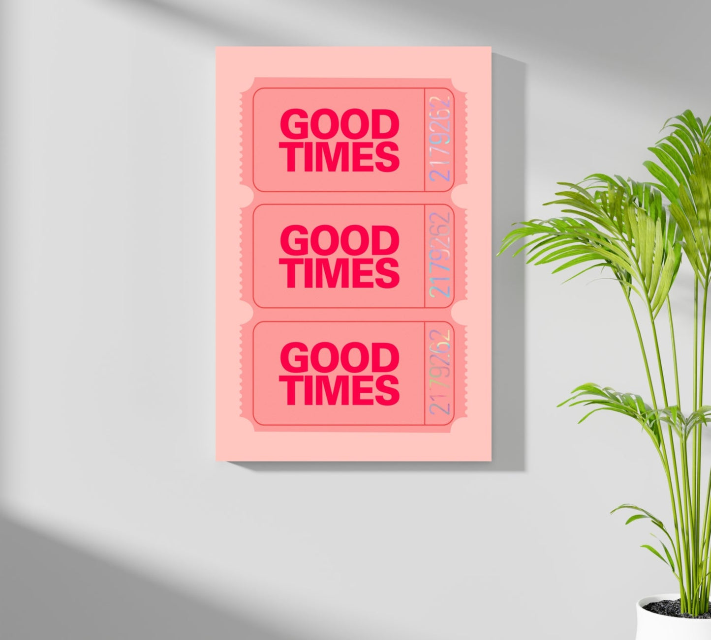 Good Times Retro Aluminum Print